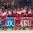 OSTRAVA, CZECH REPUBLIC - MAY 5: Team Belarus high fives the bench after scoring their first goal of the game during preliminary round action at the 2015 IIHF Ice Hockey World Championship. (Photo by Richard Wolowicz/HHOF-IIHF Images)

